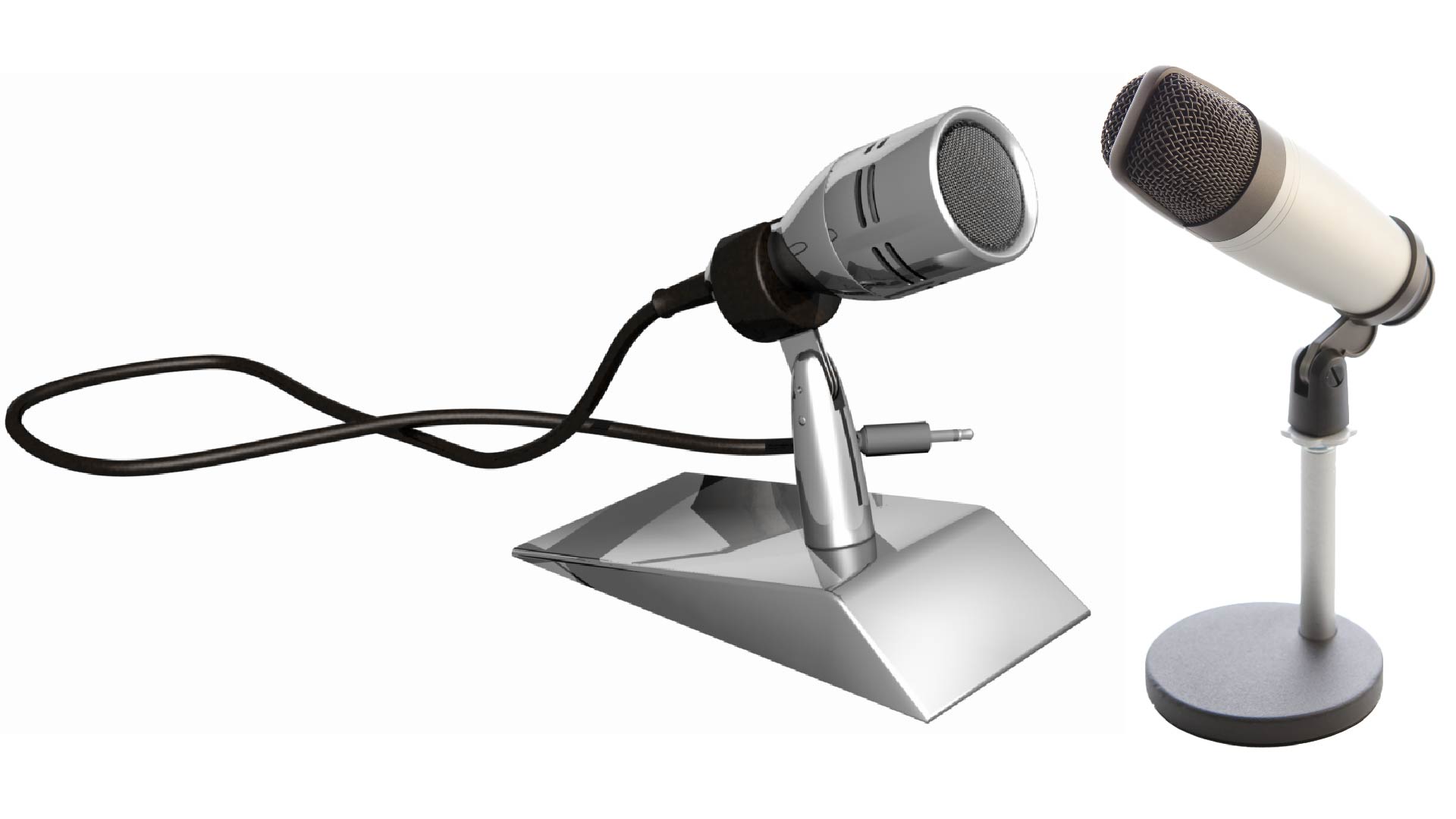 A studio microphone